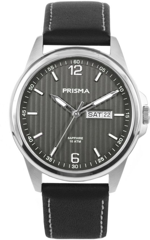 Prisma Pattern Leather Heren horloge P1662