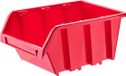KADAX Workshop stapelkist, stapelbox van PP-kunststof, opbergbox in verschillende maten, opbergdozen voor gereedschapswand, opbergdoos, sorteerdoos (rood, 20 stuks, 195 x 120 mm)