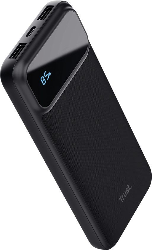 Trust Avala Powerbank 10000 mAh Snellader 20W Zwart