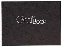 Clairefontaine 975805C Genaaid Schetsboek Graf'Book 360° - 100 Vellen Wit Tekenpapier met Glad Oppervlak - 19x25 cm 100g - Liggende Oriëntatie