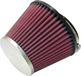 K&N RC-9560 Universele chroomfilter voor motorfiets