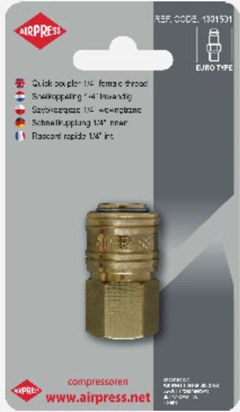 Airpress 4346851 - Snelkoppeling Type Orion 3/8" Inwendig