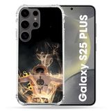 Cokitec Samsung Galaxy S25 Plus Hoesje - Versterkt - Manga One Piece Ace - Zwart