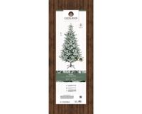 Everlands Allison kunstkerstboom dia. 127-H210 cm groen/wit