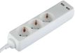 BES LED Stekkerdoos met USB - Viron Serino - 3 stopcontacten - 1.5 meter - Wit