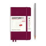 Leuchtturm1917 - 2023 Weekplanner + Notities Agenda A6 Hardcover Port Rood