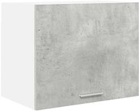vidaXL Hangkast Beton Grijs en Wit 50 x 31 x 40 cm Bewerkt hout