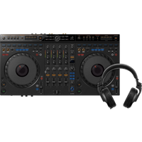 AlphaTheta DDJ-GRV6 + Pioneer DJ HDJ-X5 Zwart