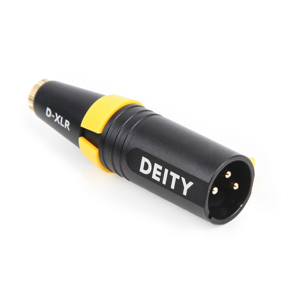 Deity D-XLR phantom power to 3.5mm TRS converter