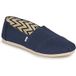 TOMS Alpargata Cotton Canvas Womens Navy Espadrilles