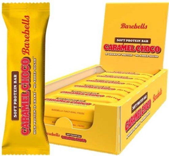 Barebells Soft Bars Eiwitreep - Caramel Choco Proteine Repen - 12 repen (660 gram)