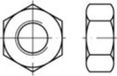 TOOLCRAFT 131880 Écrous hexagonaux M3 DIN 934 Acier 100 pièce(s)