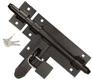 KOTARBAU® Poortgrendel, Staal, 270 mm, Zwart