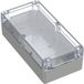TRU COMPONENTS 6U07241208139 TC-13865348 Industriële behuizing 240.2 x 120.1 x 75.1 Polycarbonaat Lichtgrijs, Transparant 1 stuk(s)
