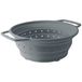 Lacor - 62884 Opvouwbaar afdruiprek, keukenzeef, met handgrepen, ruimtebesparend, multifunctioneel, vaatwasmachinebestendig, robuust en licht, siliconen, BPA-vrij, diameter 20 cm