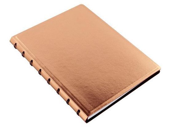 Filofax notitieboek saffiano metallic rosé goud