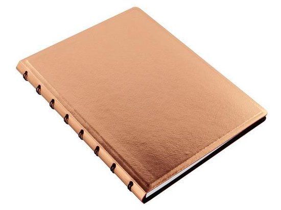 Filofax Notitieboek Saffiano A5 - Roségoud - Lijn - 56 Pagina's