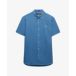 Superdry Katoenen Linnen Overhemd Relaxed Pasvorm Blue Grootte: M