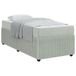 vidaXL Bedframe Lichtgrijs 90 x 190 cm Stof