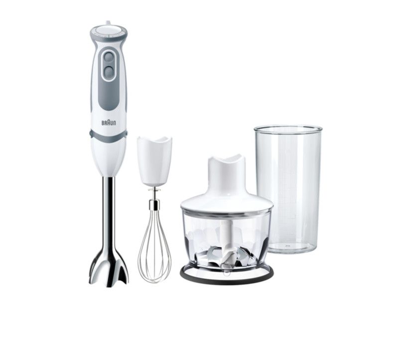 Braun MQ 5235 WH - Keukenblender - 1000W - Grijs/Wit