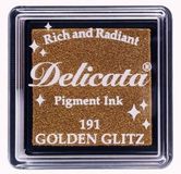 Tsukineko Delicata pigment ink - Small - Golden glitz