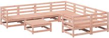 vidaXL 9-delige Loungeset Massief Douglas Hout