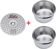 Solis IMS Perfetta Shower Screen & IMS Perfetta filterbakje 14-16/21-23 g - Zilver