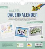 Folia Creatieve Wandkalender, 230 x 240 mm, Zwart