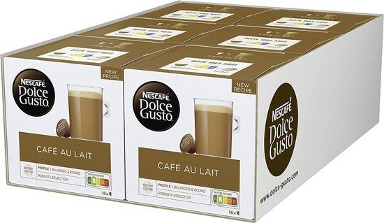 NESCAFÉ Dolce Gusto Café au Lait 96 koffiecups (6x16)