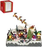 Luville Village scenery battery operated l34xb18xh27,5 cm