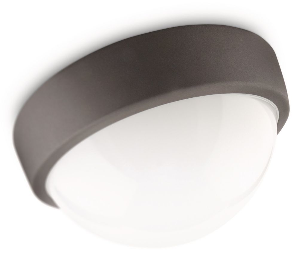 Philips Ecomoods Wandlamp - Buitenlamp - Antraciet - 2700K - IP44