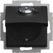Busch-Jaeger SCHUKO® prise Safety+ avec volet et serrure différente noir mat - Busch-balance® SI (20 EUKBSL-915)