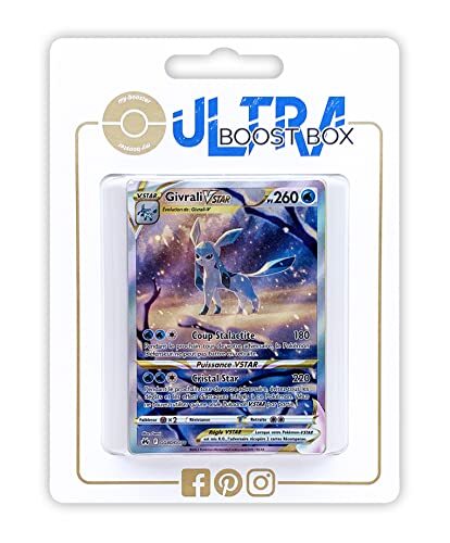 my-booster Givrali VSTAR (Glaceon VSTAR) GG40/GG70 Shiny Alternative Full Art - Myboost X Epée et Bouclier 12.5 Zénith Suprême - Doos met 10 Franse Pokemon kaarten