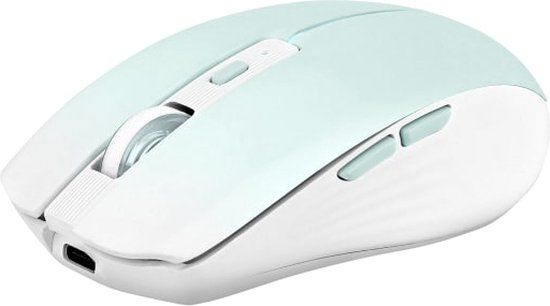 T'nB MWGRADIENTBL Muis Rechtshandig Bluetooth + USB Type-C 1600 DPI Wit