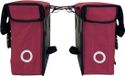 Willex Dubbele Canvas Fietstas - 46L - Paarsrood