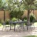 Prolenta Maison Exclusive Tuinset, 7-delig, antraciet, gepoedercoat staal