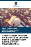 Auswirkungen Verlag Unser Wissen Auswirkungen von über die Blätter und über den Boden ausgebrachtem Kalium auf den Baumwollanbau