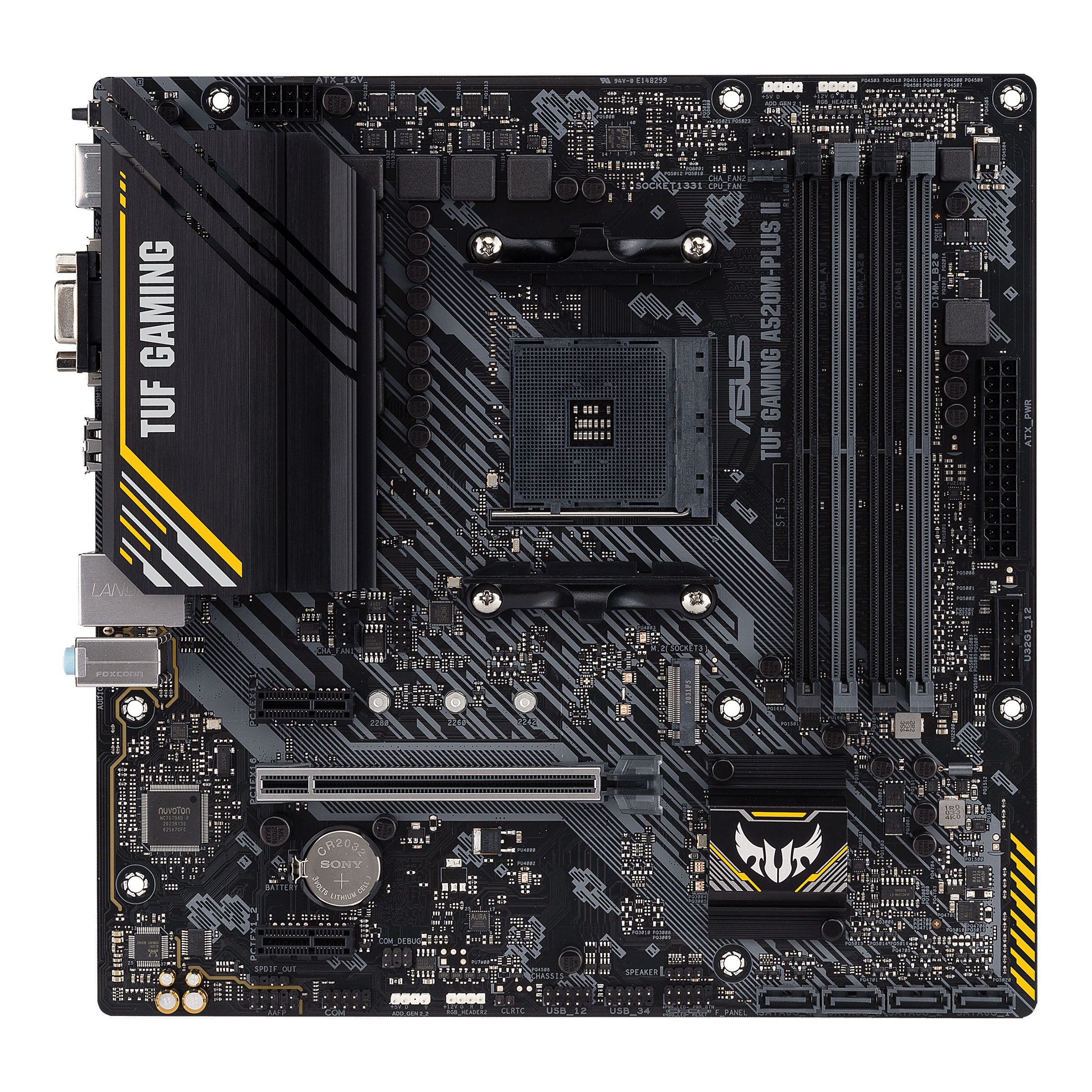 ASUS TUF GAMING A520M-PLUS II - Socket AM4 - Micro ATX