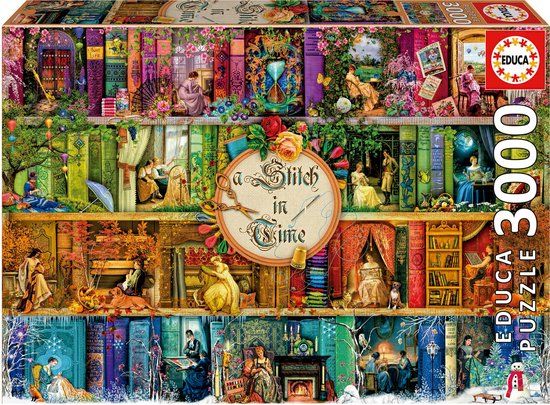 EDUCA - puzzel - 3000 stuks - A STITCH IN TIME