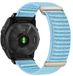 By Qubix Qubix Nylon Sport Loop Bandje - Lichtblauw - 26mm Quickfit - Geschikt voor Garmin Epix Pro Gen 2 (51mm) / Quatix 7X / 6X & Tactix 7 (pro)