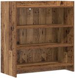 vidaXL Dressoir Oud hout 75 x 36 x 80 cm Bewerkt hout