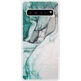 Samsung Bedrukt siliconen hoesje compatibel met Galaxy S10 5G Zoom sur Pierre Vert
