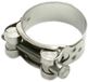 DRC Klem voor uitlaat RVS 44-47 mm Zilver