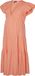 VERO MODA MATERNITY - VMMJARLOTTE SS CALF SLIT DRESS WVN - Dames - Maxi jurken - S - Georgia Peach - Katoen