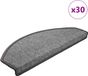 vidaXL Trapmatten 30 st 65x24x4 cm Donkergrijs