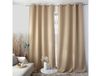Rideau anti-feu flamme M1 occultant naturel 140x260cm
