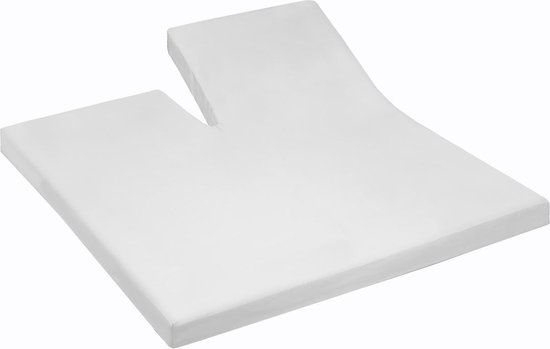 Cinderella Jersey Split Hoeslaken - 180x200/210 cm - Wit