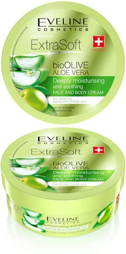 Eveline Cosmetics Soft Bioolive Aloe Vera Face & Body Cream 175ml