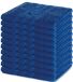 Lavea® Set van 10 Washandjes 30x30 cm | 100% Katoen | Zachte & Absorberende Gastendoekjes | Gezicht, Baby, Make-up, Reizen - Koningsblauw