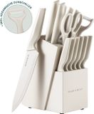 BAUER & MEYER Messenset met blok - 15-delig - Oatmeal